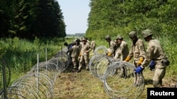 Агентство Євросоюзу з прикордонної охорони Frontex розмістило місію на литовсько-білоруському кордоні