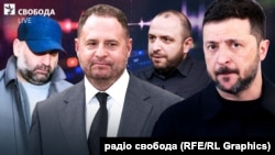 Міндіч, Єрмак, Умєров, Зеленський (колаж)