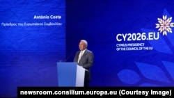 Антониу Кошта на церемонии открытия председательства Кипра в совете ЕС