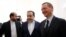 File photo - Iranian deputy foreign minister Abbbas Araqchi (Center) accompanies French envoy Emmanuel Bonne (Right) upon arrival for a meeting with Iranian foreign minister, in Tehran, Iran, 10 July 2019