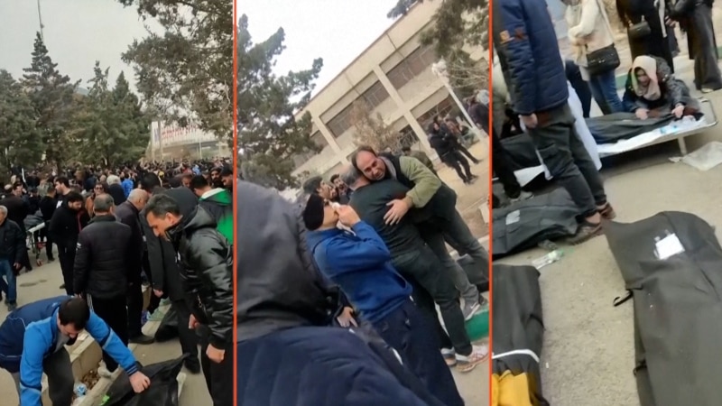 Scores Of Bodies Outside Morgue In Tehran Amid Deadly Iran Protests