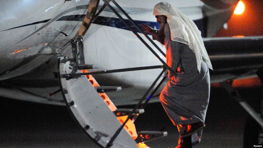 Radical Muslim cleric Abu Qatada boarded a small aircraft bound for Jordan during his deportation from Royal Air Force base Northolt in London early on July 7.