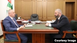 Бадра Гунба и Астамур Логуа