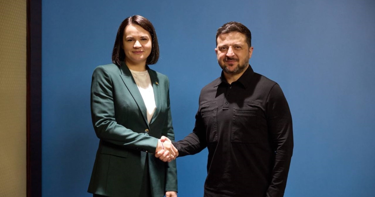 ზელენსკი ციხანოუსკაიას შეხვდა კიევში