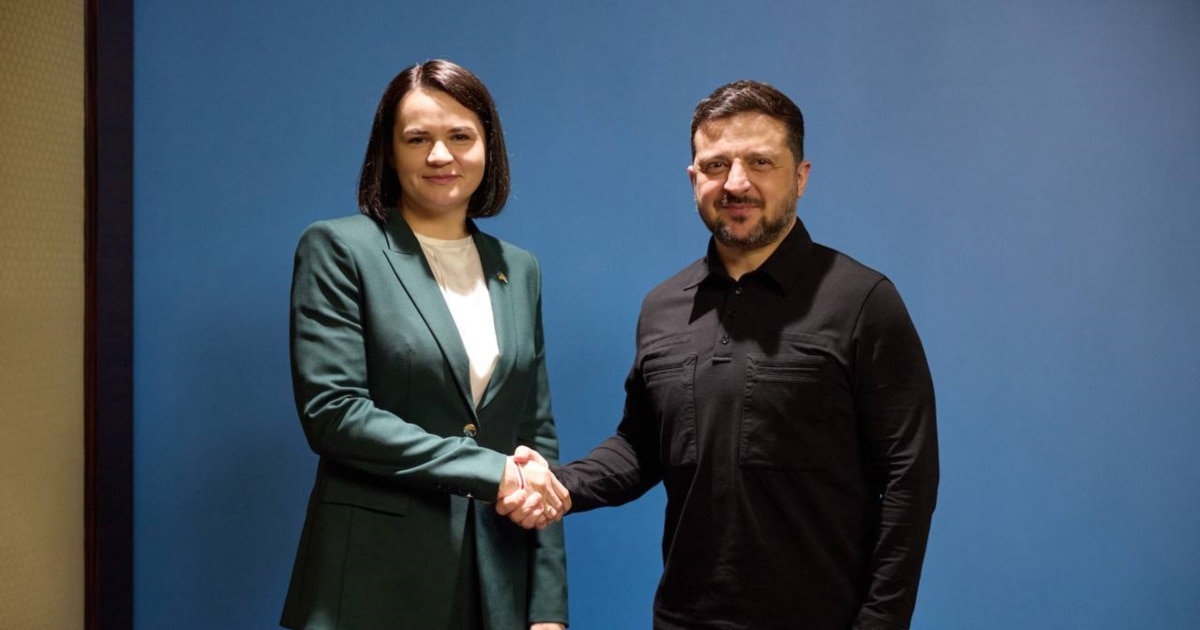 Зеленський та Тихановська обговорили підтримку білоруського народу