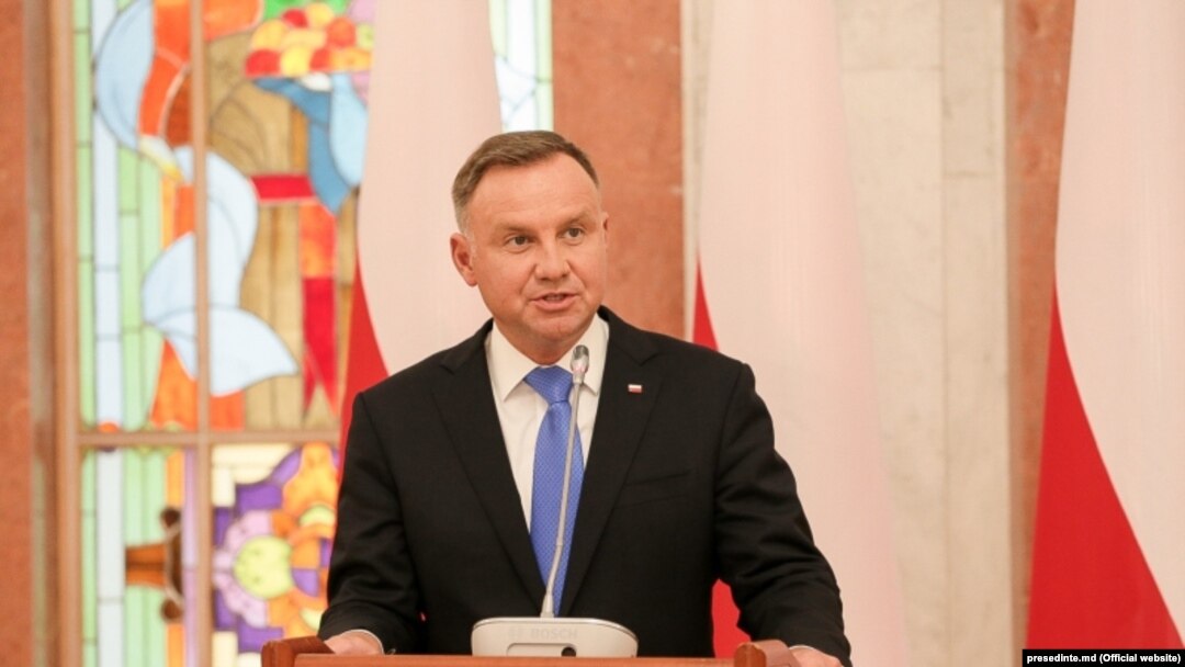 Полскиот претседател Анджеј Дуда.
