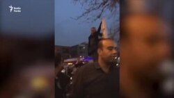 Assault on a woman protester who removed her hijab