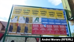 Afișe electorale ale concurenților la alegerile parlamentare din 28 septembrie din R. Moldova. Chișinău, 19 septembrie 2025