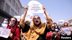 Protest braniteljki prava žena i civilnih aktivista u Kabulu, 3. septembar