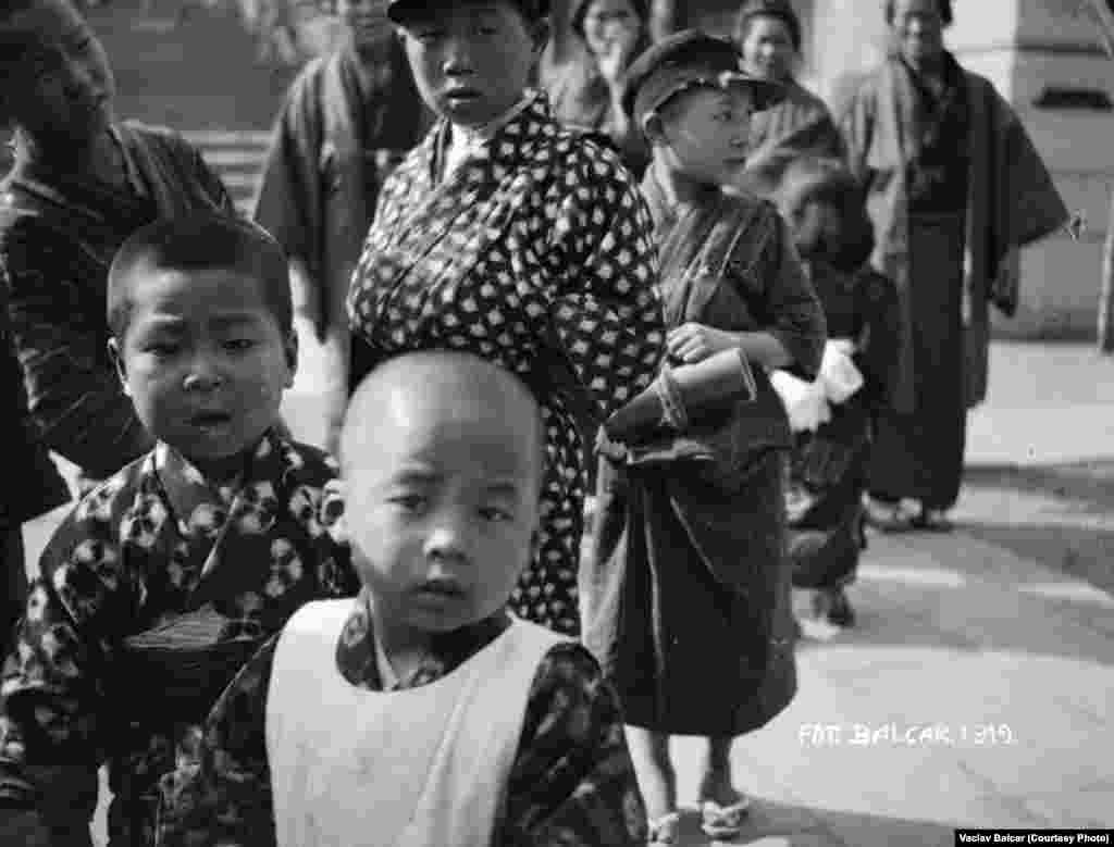 Children in Nagasaki, Japan