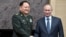 Russia President Vladimir Putin (right) meets with Chinese General Zhang Youxia in 2017 during a visit to Russia. 