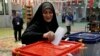 A woman in Tehran casts her ballot on March 1. 