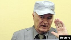 Ratko Mladić u sudnici Haškog tribunala, 03.06.2011. 