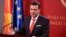 Macedonian Prime Minister Zoran Zaev presents the draft amendments to the constitution on January 9.