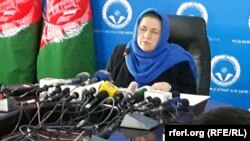 نسرین اوریاخیل وزیر کار و امور اجتماعی افغانستان