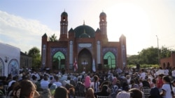 The Imam Reza Mosque in the Georgian city of Marneuli.