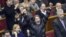 Opoziția ucraineană la ședința de vineri a Parlamentului de la Kiev, 21 februarie 2014.