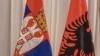 Zastave Srbije i Albanije
