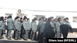 В женской колонии в Казахстане.