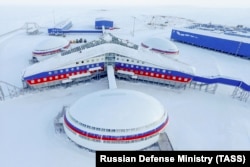 Baza militară „Trifoiul Arctic” de pe insula Pământul Alexandrei, 28 martie 2017