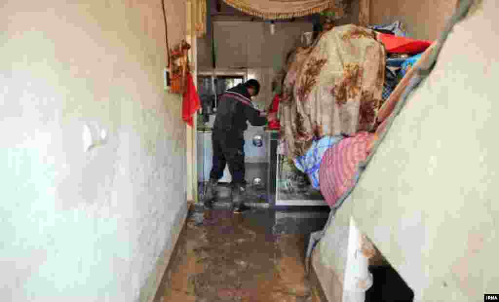 سیل روز جمعه در روستای بیرق در دهستان میدان&zwnj;چای بخش مرکزی شهرستان تبریز