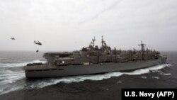 Ամերիկյան USS Boxer ռազմանավը Պարսից ծոցում, հուլիս, 2019թ․