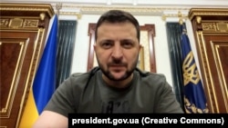 Претседателот на Украина, Володимир Зеленски се обрати преку видео на Светскиот економски форум во Давос