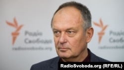 Павло Жовніренко у студії Радіо Свобода. Київ, жовтень 2017 року