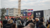 Protest pred zgradom Televizije Informer, Beograd, Srbija, 18. oktobar 2025.
