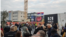 Protest pred zgradom Televizije Informer, Beograd, Srbija, 18. oktobar 2025.