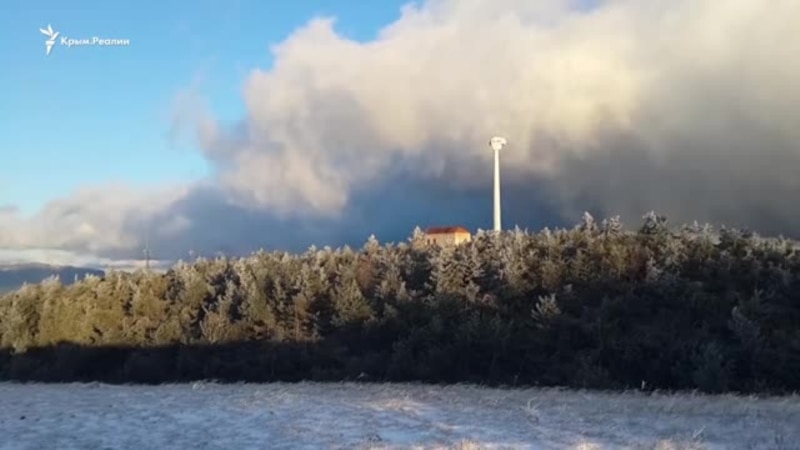 Плато Ай-Петри засыпало снегом (видео)