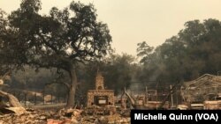 Prizor nakon požara, listopad 2017.