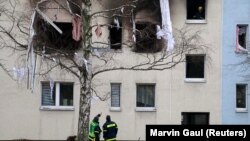 Zgrada u Blankenburgu u kojoj se u petak ujutro desila eksplozija u kojoj je smrtno stradala jedna osoba
