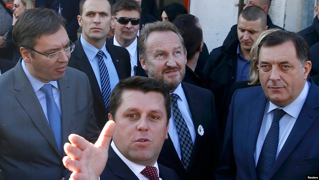 Aleksandar Vučić, Bakir Izetbegović i Milorad Dodik