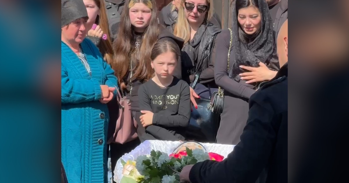 Mourners Honor Ukrainian Mother Killed While Protecting Her Young Son
