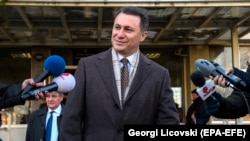 Nikola Gruevski ispred suda u Skoplju