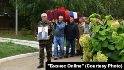 Похороны Игоря Куска в Нижнекамске, 2022 год