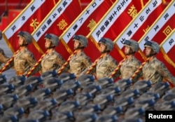Китайські військові. Пекін, 3 вересня 2015 року