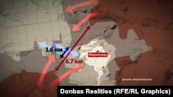 Дані проєкту DeepState про ситуацію навколо Мирнограду станом на 5 грудня 2025 року