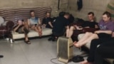Ukrainian citizens who have been expelled from the Russian Federation are waiting at the Georgian-Russian border