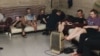 Ukrainian citizens who have been expelled from the Russian Federation are waiting at the Georgian-Russian border