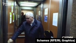 Замість відповіді на запитання «Схеми» суддя КСУ Віктор Кривенко покликав охорону