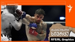 ილია თოფურია UFC Freedom 250 ჯასტინ გეიჯის წინააღმდეგ ბრძოლისას, თეთრი სახლი, 15 ივნისი, 2026.
