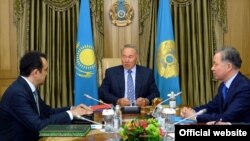 Карим Масимов, Нурсултан Назарбаев, Нурлан Нигматуллин.