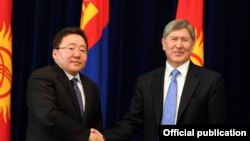 Президенты Монголии и Кыргызстана