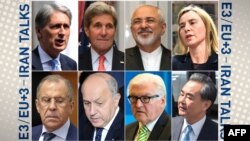شش چهره محوری مذاکرات هسته‌ای؛ وزیران خارجه کشورهای گروه موسوم به ۵+۱، محمدجواد ظریف و فدریکا موگرینی