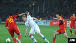 Armenia -- The 2014 FIFA World Cup qualifying match between Armenia and the Czech Republic in Yerevan, 26Mar2013