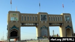 The friendship gate in Chaman border crossing.