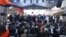 Armenia - The opposition Mother Armenia bloc holds a rally in Gyumri, March 27, 2025.
