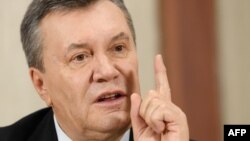 Former Ukrainian President Viktor Yanukovych denies the charges. (file photo)